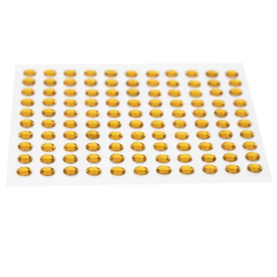 CousinDIY Acrylic Adhesive Gems 6mm-Gold {6}