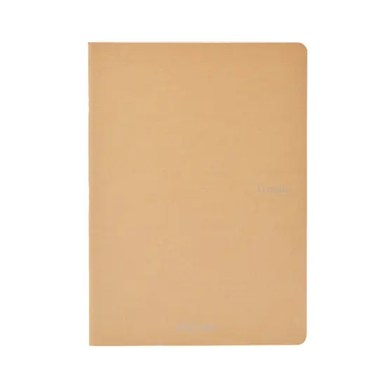 Fabriano Ecoqua Original Saddle-Stitched Notebook, Size A5, 40 Sheets, 5.8" x 8.3" Beige {3}
