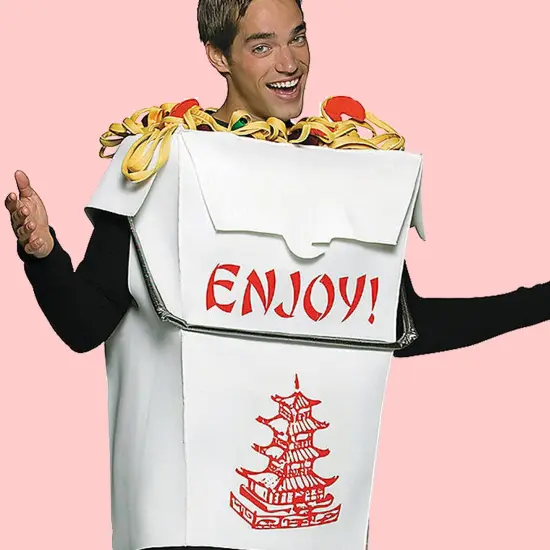 Chinese Take Out Costume Funny Food Tunic Adult Polyfoam Outfit {6}