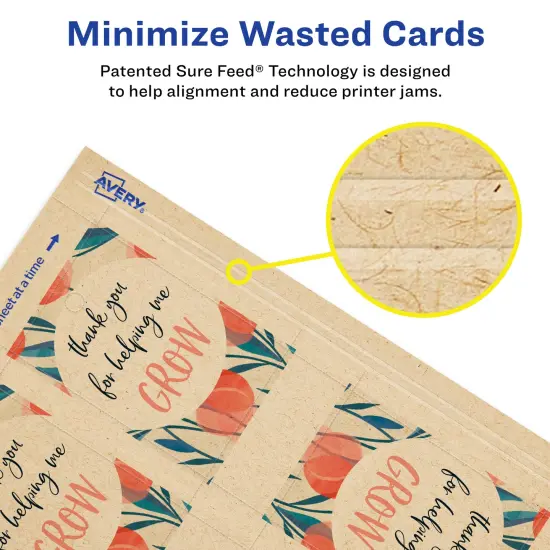 Avery 2" x 3" Rectangle, Kraft Brown Printable Tags {4}