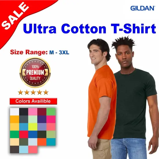 Gildan&reg; Ultra Cotton Crewneck Short Sleeve T-Shirt Daisy {2}