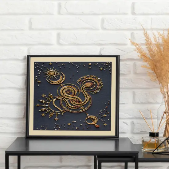 Bead Embroidery Kit - Golden talisman {4}