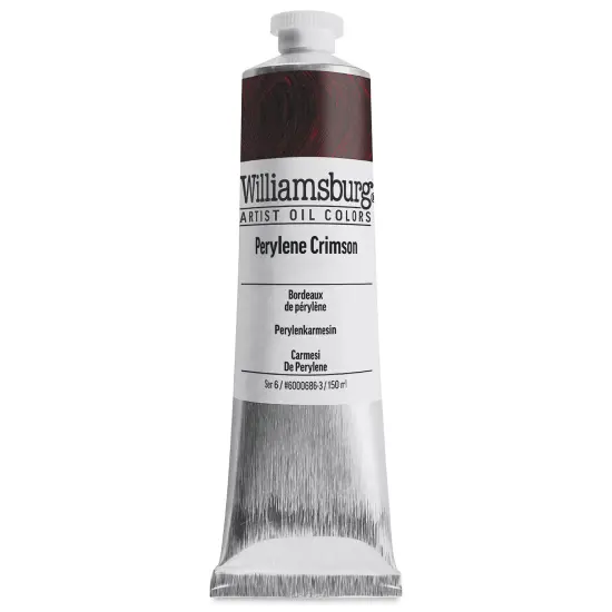 Williamsburg Handmade Oil Paint - Perylene Crimson, 150 ml tube {2}