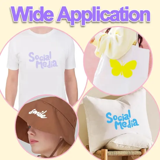 11-Pcs Bohe Color Heat Transfer Vinyl Sheets 12x10 Inch {5}