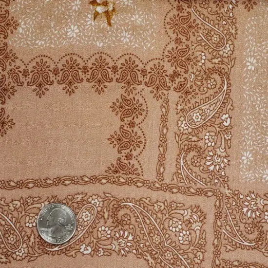 1 Yard Sandstone Rayon Crinkle Fabric Lightweight Soft Material for Elegant Dresses Comfortable Blouses and Casual Skirts 50/52 Inch Width {3}