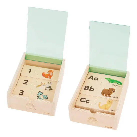 Battat Wooden ABC & Numbers Puzzles {1}