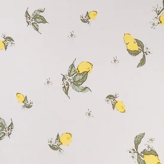 1 Yard Lemon Rayon Slub Fabric Lightweight Material for Shirts Summer Outfits 55/58 Inches Width {2}