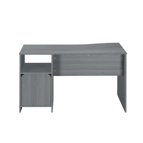 Techni Office Solutions 39" Gray Unique Techni Mobili Classic Computer Desk with Multiple Drawers {7}