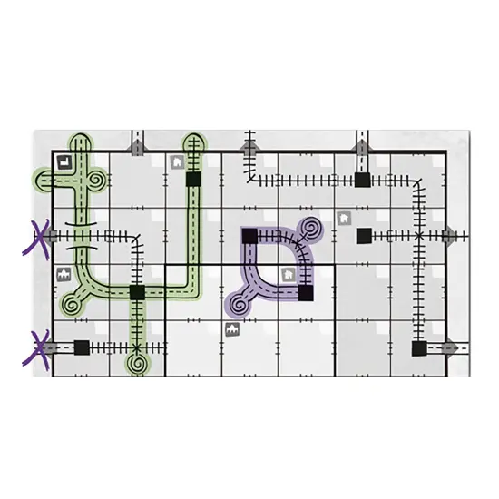 Railroad Ink: Eldritch Expansion Pack - For Railroad Ink/Railroad Ink Challenge Core Games, Ages 8+, 1+ Players, 15-30 Min {3}