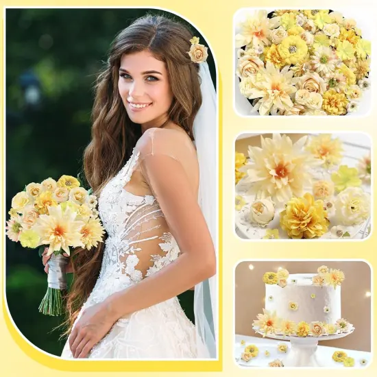 Artificial Silk Flower Floral Arrangement {2}