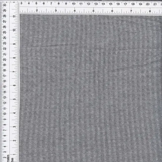 1 Yard Waffle Brushed Solid Fabric, 58/60&Prime; Wide Polyester Rayon Spandex Blend BURGUNDY {6}