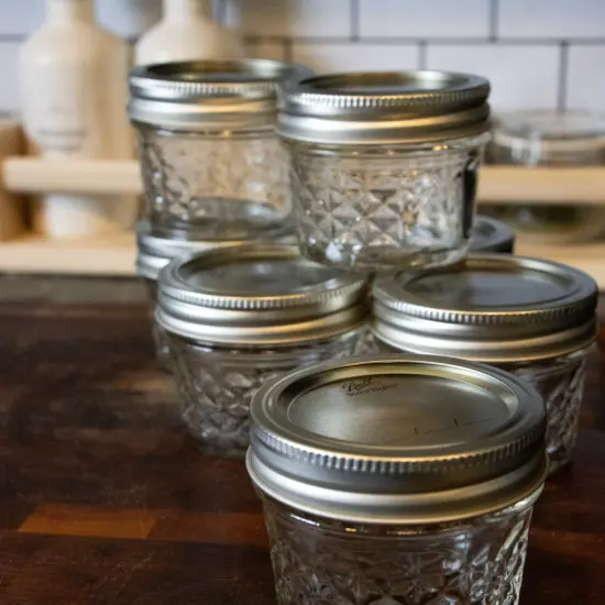 Ball Regular-Mouth Quilted Jelly Jars 4 oz. {5}