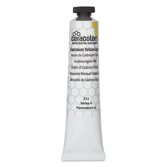 Ceracolors Waterborne Wax Paint - Cadmium Yellow Light, 50 ml {1}