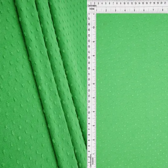 Knit Jacquard Swiss Dot Fabric 1 Yard Stretch Textured Lightweight 58/60" Wide Lavender {6}