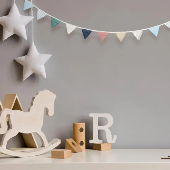 2 Pcs 15.5 ft Pennant Banner Flags - Elegant Color {4}