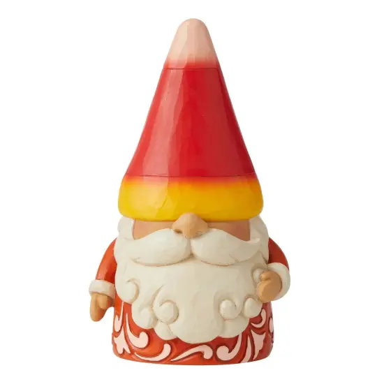 Jim Shore 5.5 Inch Small But Sweet Halloween Figurine , Halloween Decor Candy Corn Gnome Orange {1}