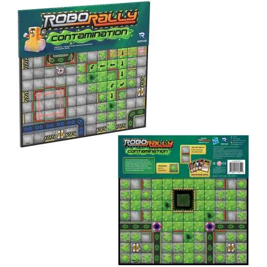 Renegade Game Studios: Robo Rally: Contamination Expansion - Racing Board Game, Trap Doors & Chop Shop Cards, Ages 12+, 2-6 Players, 45-90 mins {7}