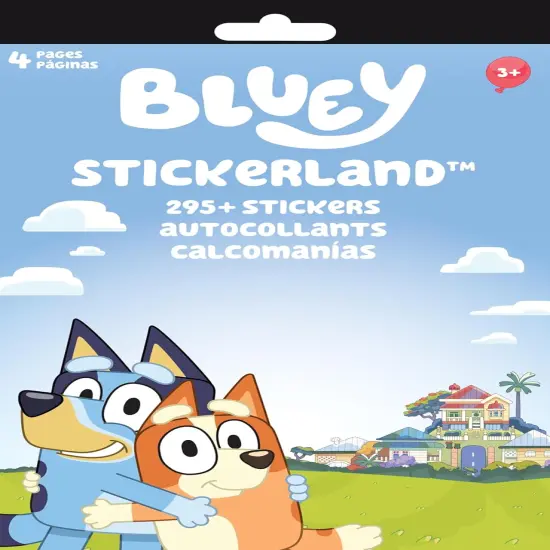 Bluey - stickerland pad - 4 Pages - Licensed Stickerland Pad - 4 Pages {1}