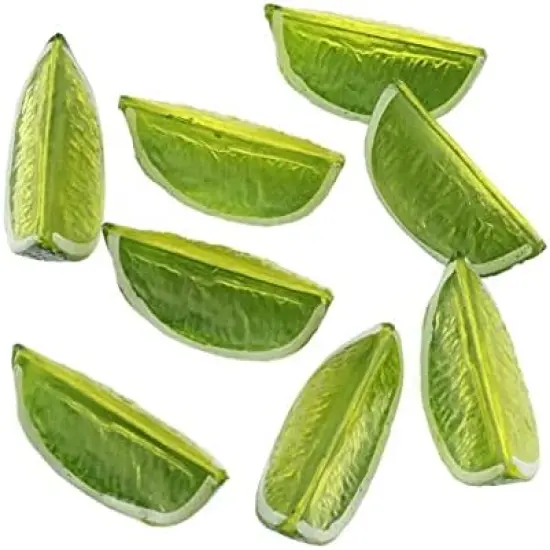 14pcs Fake Fruit - Green Lemon {1}