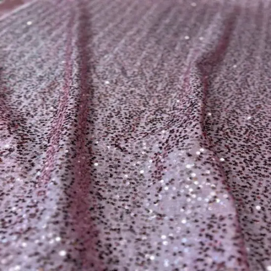 1 Yard Sequin Taffeta Fabric 50&ndash;54 inches Wide Sparkly Material for Costumes and Event Decor Purple {5}