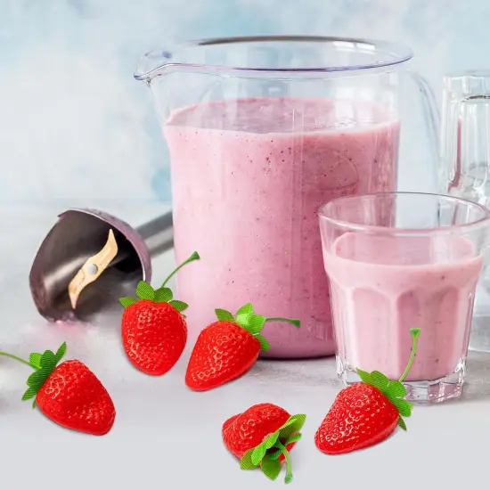 150 Pcs Artificial Strawberries {3}