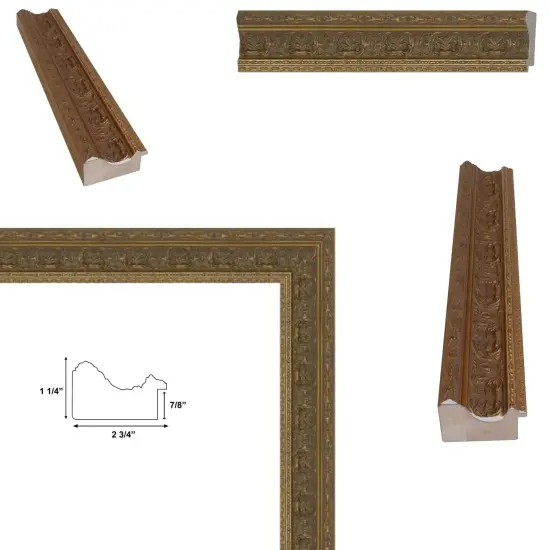 Wide Sistine Chapel Gold Italian Picture Frame 12x15 frame {4}