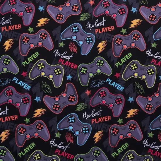 Mook Fabrics Game Controller Cotton Fabric [45 in. Wide] - By The Yard {1}