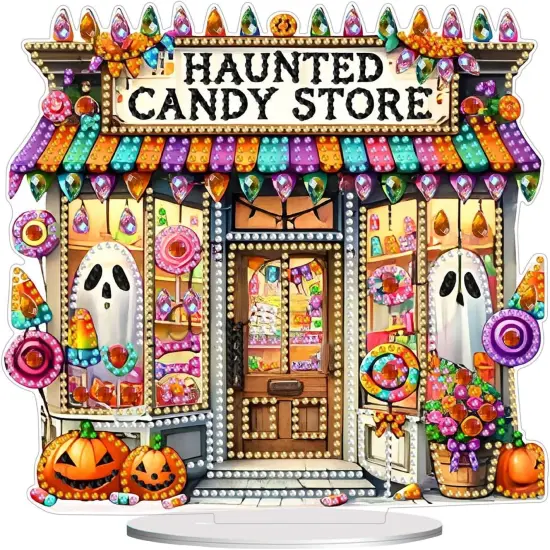 Tabletop Diamond Art Painting Kit Halloween {1}