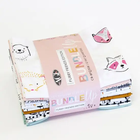 Furry Friends Fat Quarter Bundle Up by AGF Studio for Art Gallery (CB-BFQ308) {1}