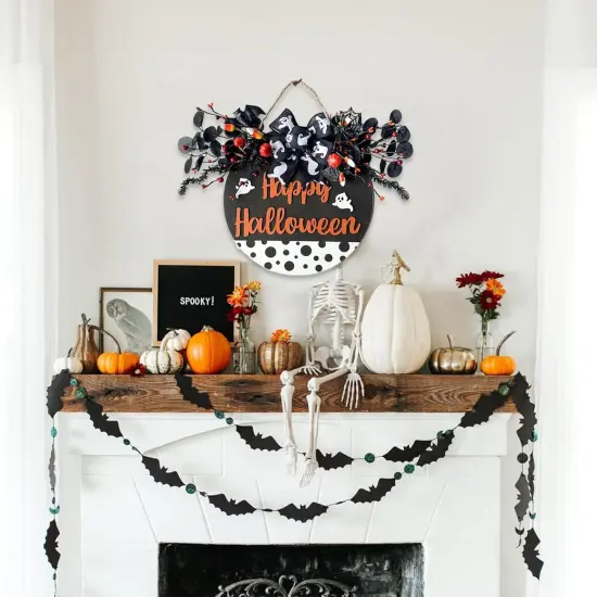14&rdquo; Halloween Door Sign Decorations {4}