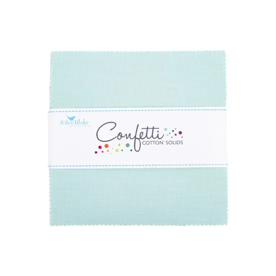 Confetti Cotton 5" Square Pack (Charm Pack / 5" Stacker) in Songbird byfor Riley Blake (5-120-SONGBIRD-42) {1}
