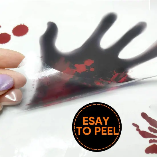 119 PCS Bloody Halloween Decals Decorations {2}