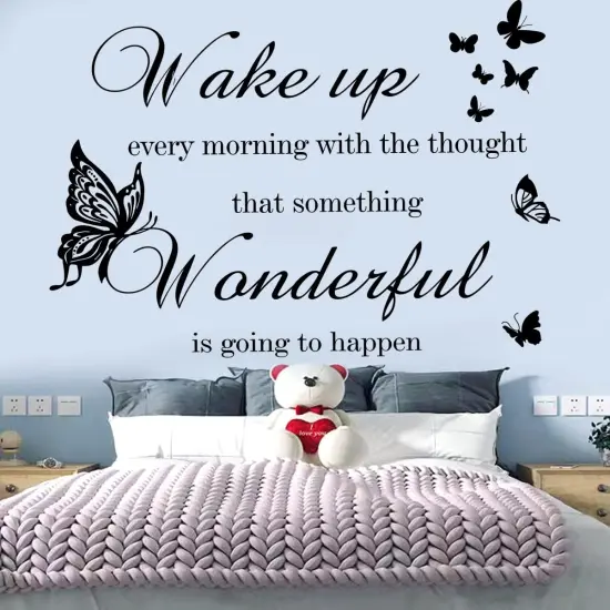 Stickers Quotes Vinyl Eyes Eyelash Wall Decals {2}