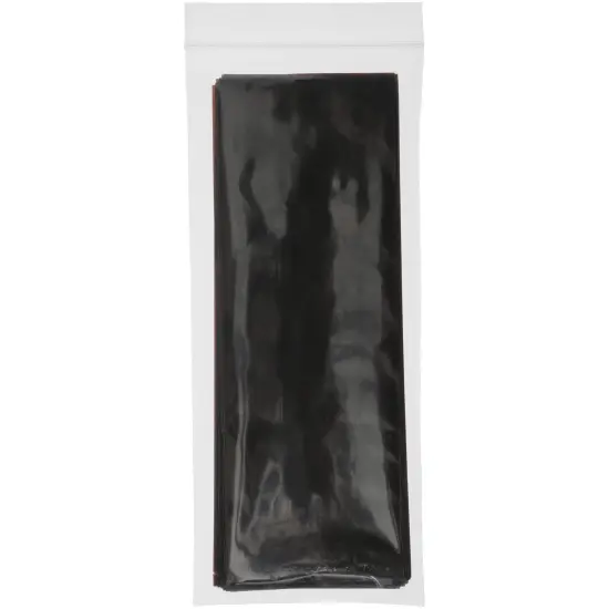 Plymor 3" x 9", 2 Mil Flat Open Amber UV Plastic Poly Bags {5}