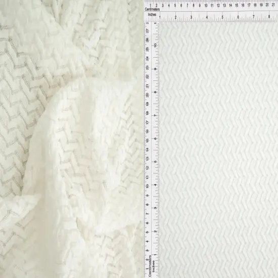 1 Yard Crochet Lace Fabric, 58/60&Prime; Wide Polyester Spandex Blend SAGE {7}