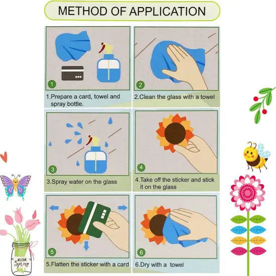 Fall Leaves Window Clings {4}