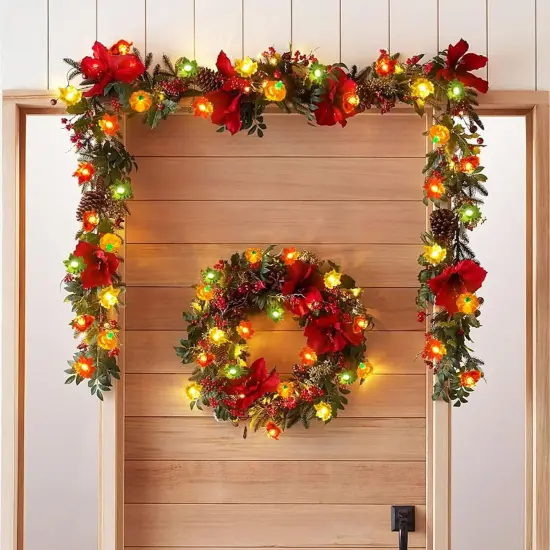 Thanksgiving Fall lights Decoration {4}