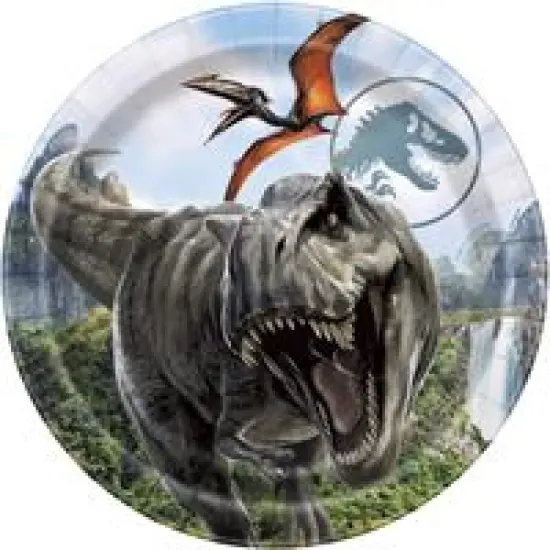Jurassic World 4 Round 9" Dinner Plates 8ct {1}