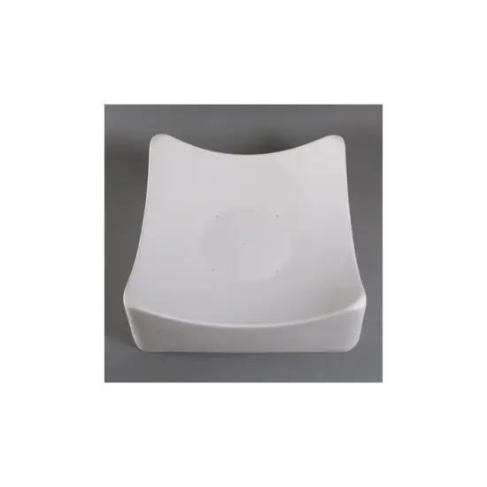 8&rdquo; x 8" x 2.5" Square Slump Glass Fusing Kiln Mold {3}