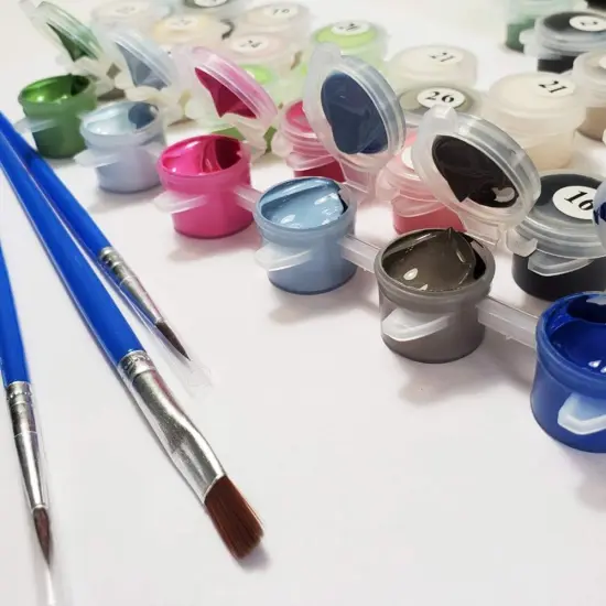 Paint by Numbers Kit for Adults 16"x20" Rolled Canvas (1 16"x20", Flowers and Old Books) {4}