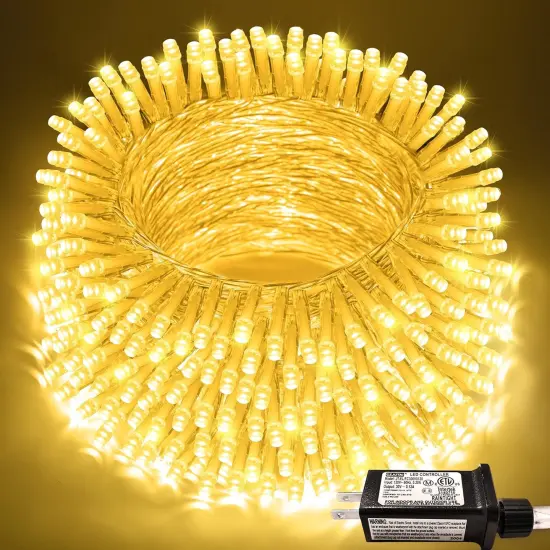 200 LED String Lights - 66 Ft (Warm White) {1}