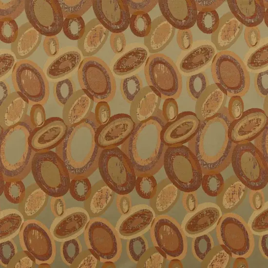 Prairie - Green,orangeRust AbstractGeometric Upholstery Fabric 54 Inches" {1}
