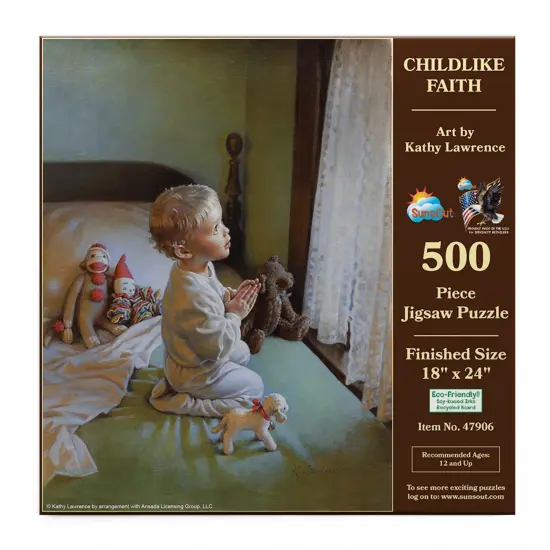 Sunsout Childlike Faith 500 pc Jigsaw Puzzle 47906 {4}