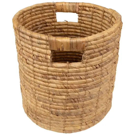 Northlight Natural Woven Table and Floor Cylindrical Seagrass Baskets - Brown - Set of 3 Beige {5}