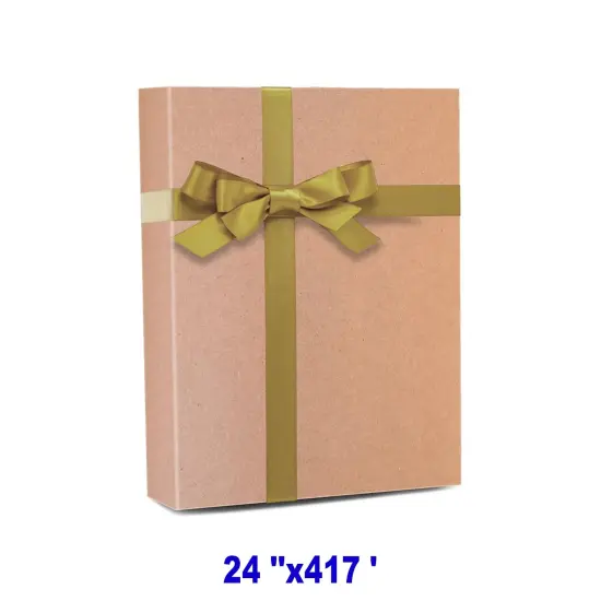 Durable Solid Gift Wrap 24" x 417' 60 lbs for Quality Assurance {1}