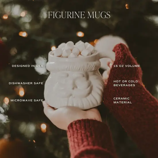 SANTA FIGURINE MUG {5}