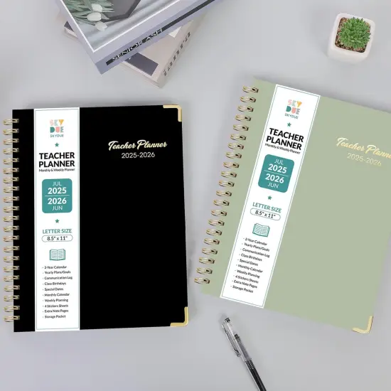 Teacher Planner 2025-2026 Academic Year - Green {3}