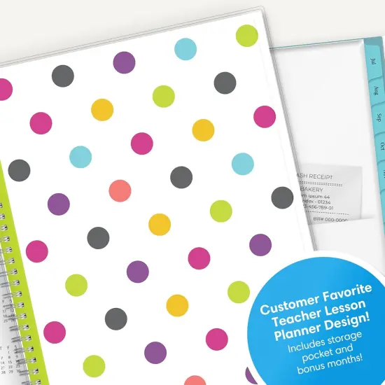 Weekly and Monthly Academic Year Teacher Lesson Planner Calendar {3}