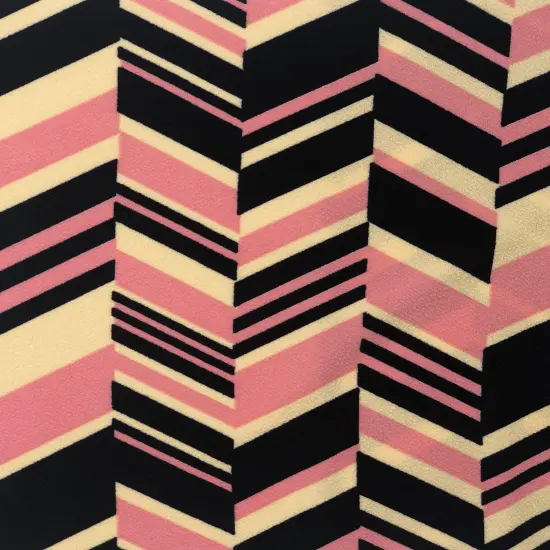 1 Yard Liverpool Knit Geometric Print Fabric for Dresses Headwraps Tops DIY Crafts 58/60 Inches Light Blue/Off White {3}