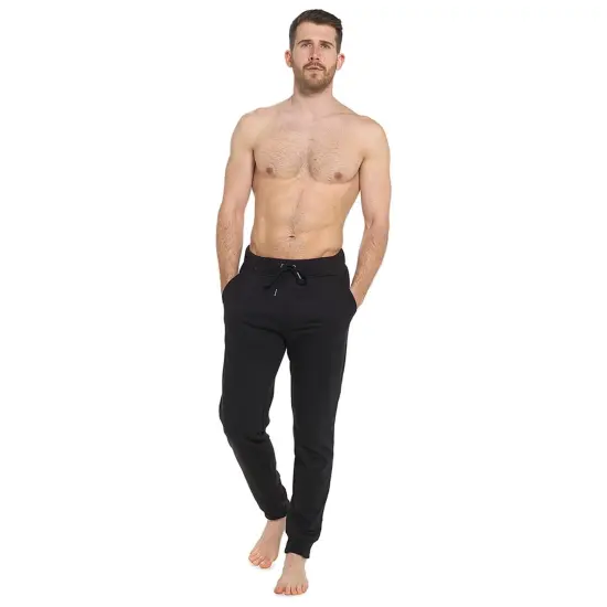 Burnside&reg; Ladies' Soft Jersey Jogger HEATHER BLACK {3}